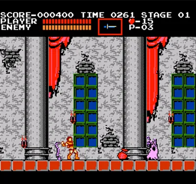 Official screenshot of the original Castlevania mobile release