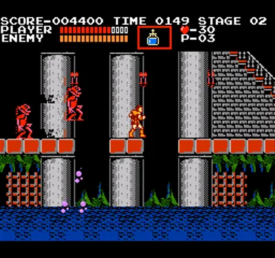 Official Castlevania promotional gameplay screenshot from Konami
