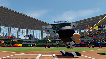 試合画面 loanDepot park