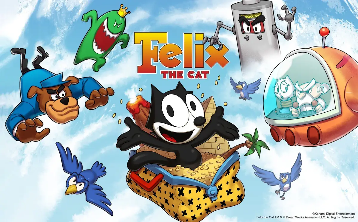 Ein digitales Bundle mit zwei klassischen Felix the Cat-Spielen ist ...